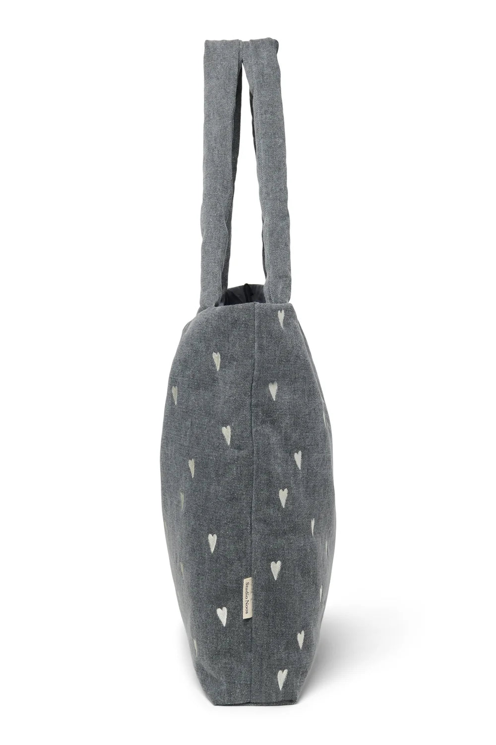 Studio Noos - Denim Grey Mom Bag mit Herzen