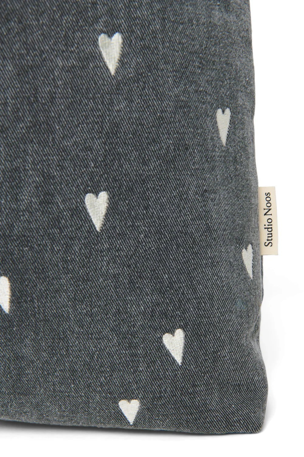 Studio Noos - Denim Grey Mom Bag mit Herzen