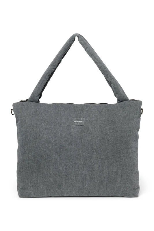 Studio Noos - Solid Denim Grey Wickeltasche