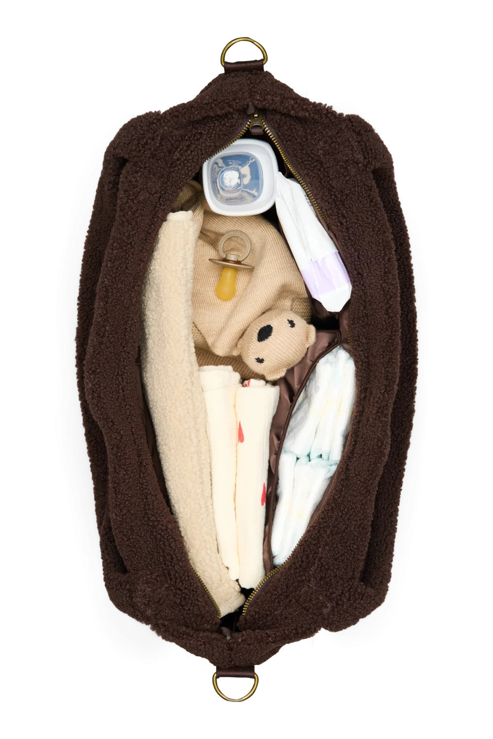 Studio Noos - Wickeltasche in Teddy Schokobraun