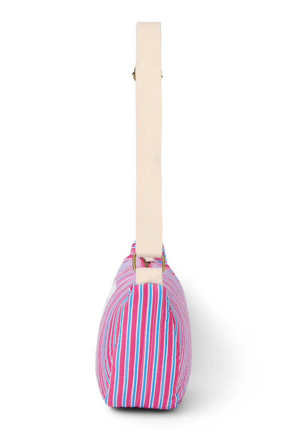 Studio Noos - Fanny Adult Poplin Bag in Rasberry gestreift