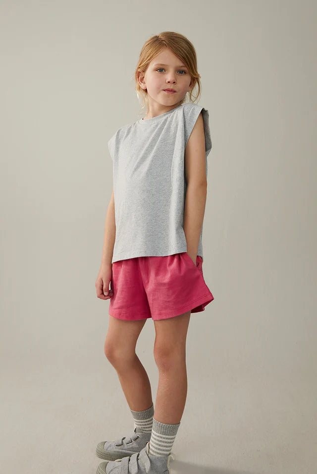 Gray Label - weite kurze Shorts in Cherry Pink