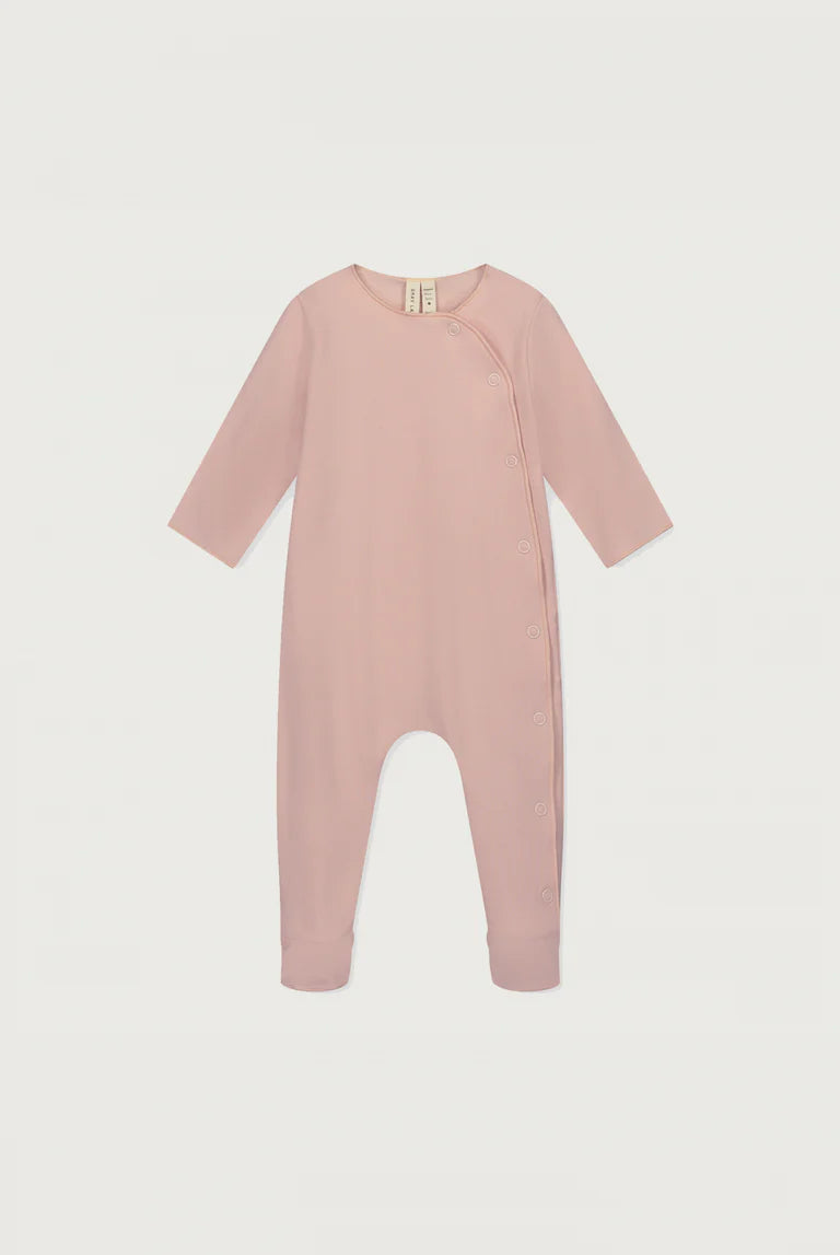 Gray Label -Strampler Overall in Faded Pink Einteiler 100 % Biobaumwolle Strampler