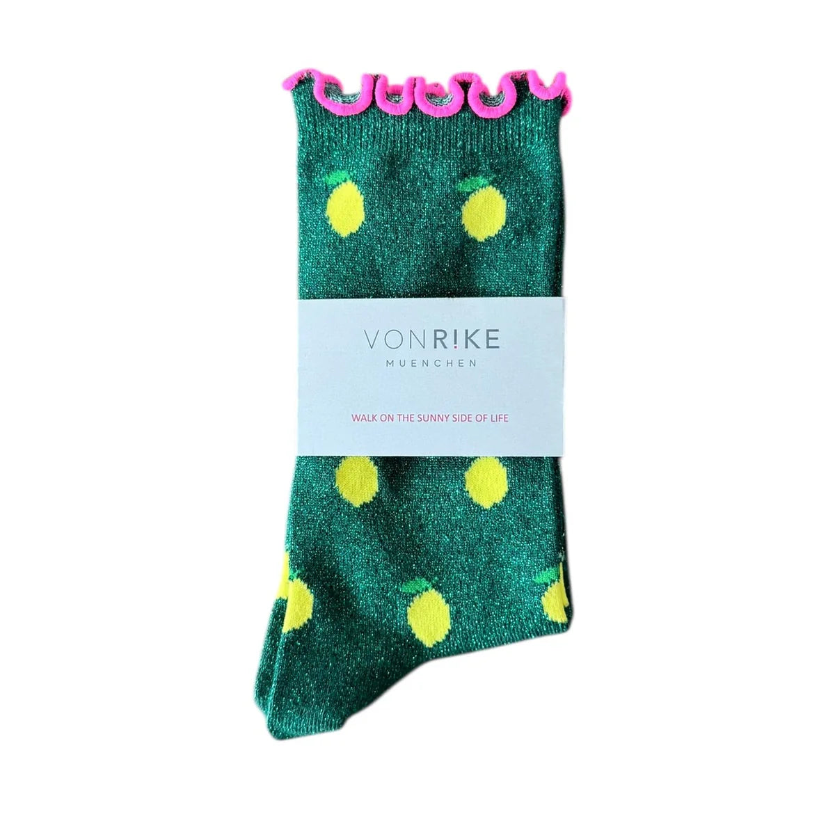 von Rike - Zitronen Glitzersocken