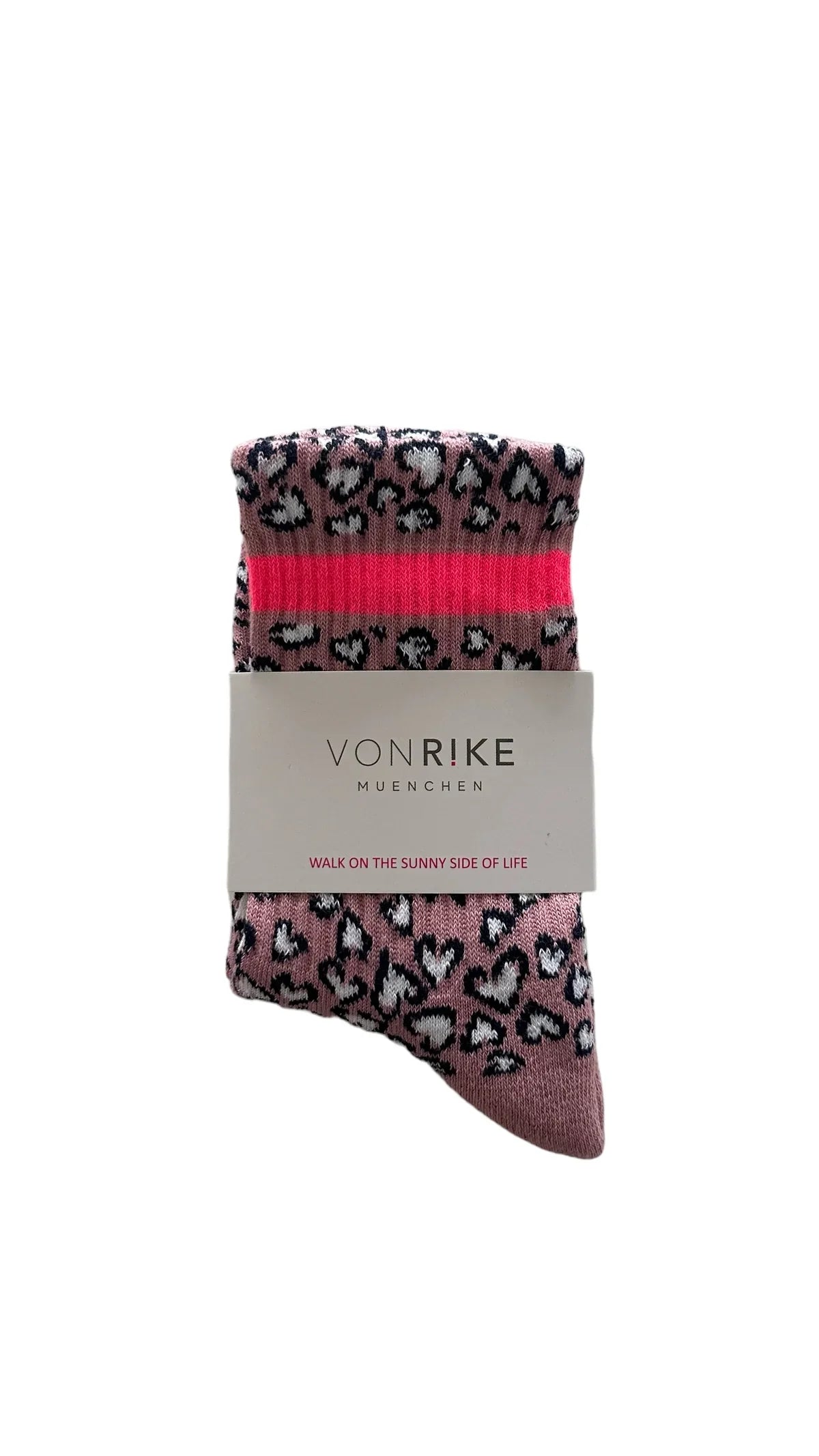 von Rike - Leosocken Herz in Dunkelblau