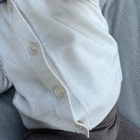Lille Toni - Strickjacke Sofia aus 100 % Merino in Creme