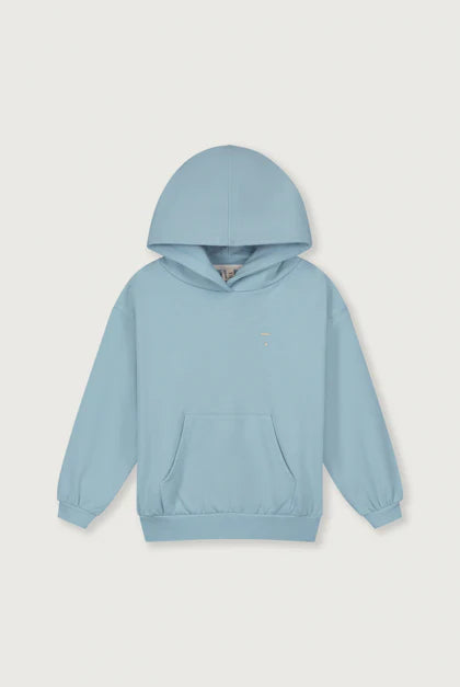 Gray Label - Hoodie in Sky aus 100 % Biobaumwolle