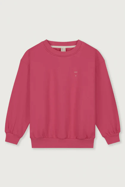 Gray Label -Dropped Shoulder Sweatshirt aus 100 % Biobaumwolle in Berry
