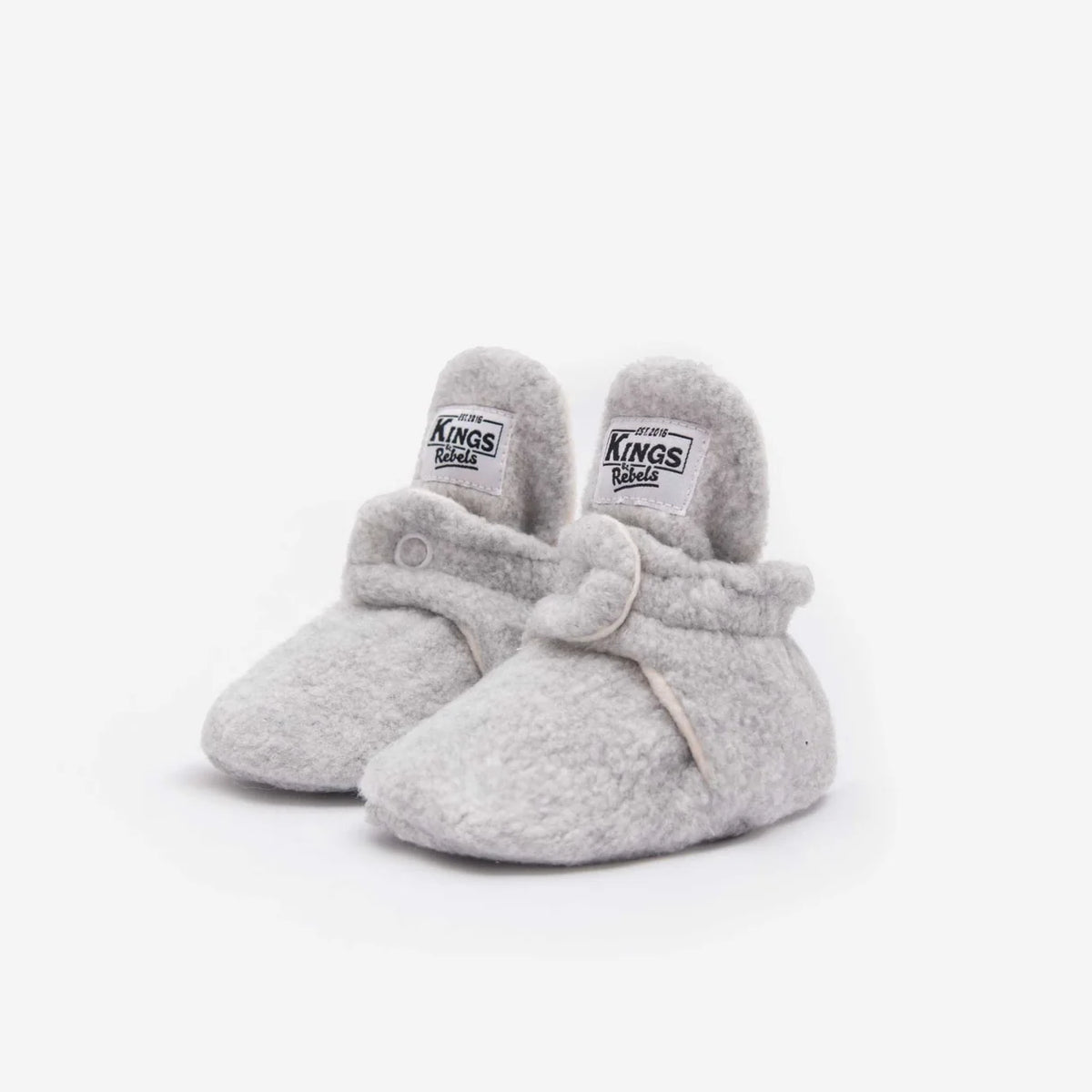 Kings & Rebels - Babybooties in Teddy Grau – Limited Edition