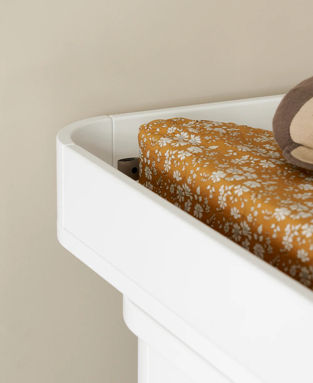 Oliver Furniture - Wood Wickelkommode in weiss mit 3 Schubladen