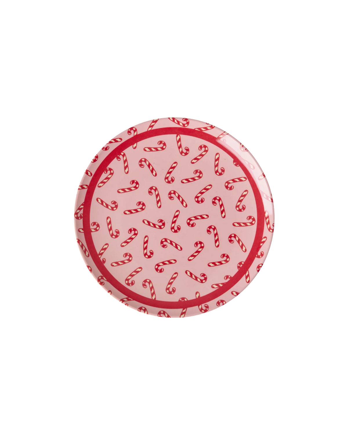 Rice - Christmas Teller Candy Cane in Pink / rot