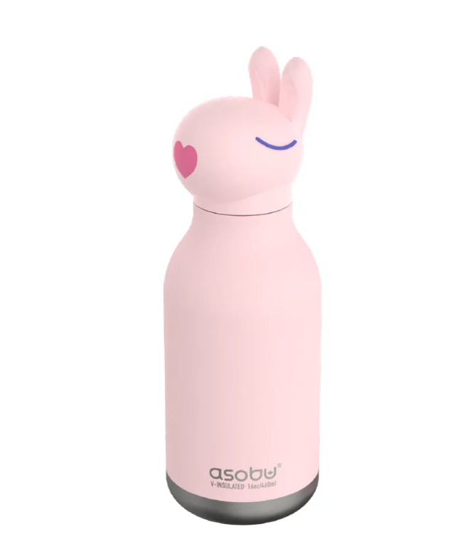Asobu - Bestie isolierte Trinkflasche Bunny