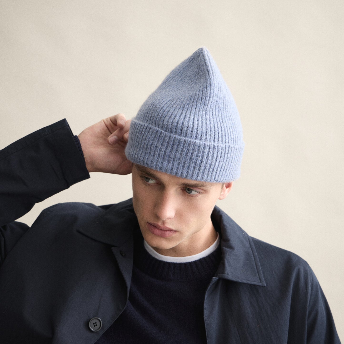 Le Bonnet Beanie - Mütze in Washed Blue NEW IN FW26
