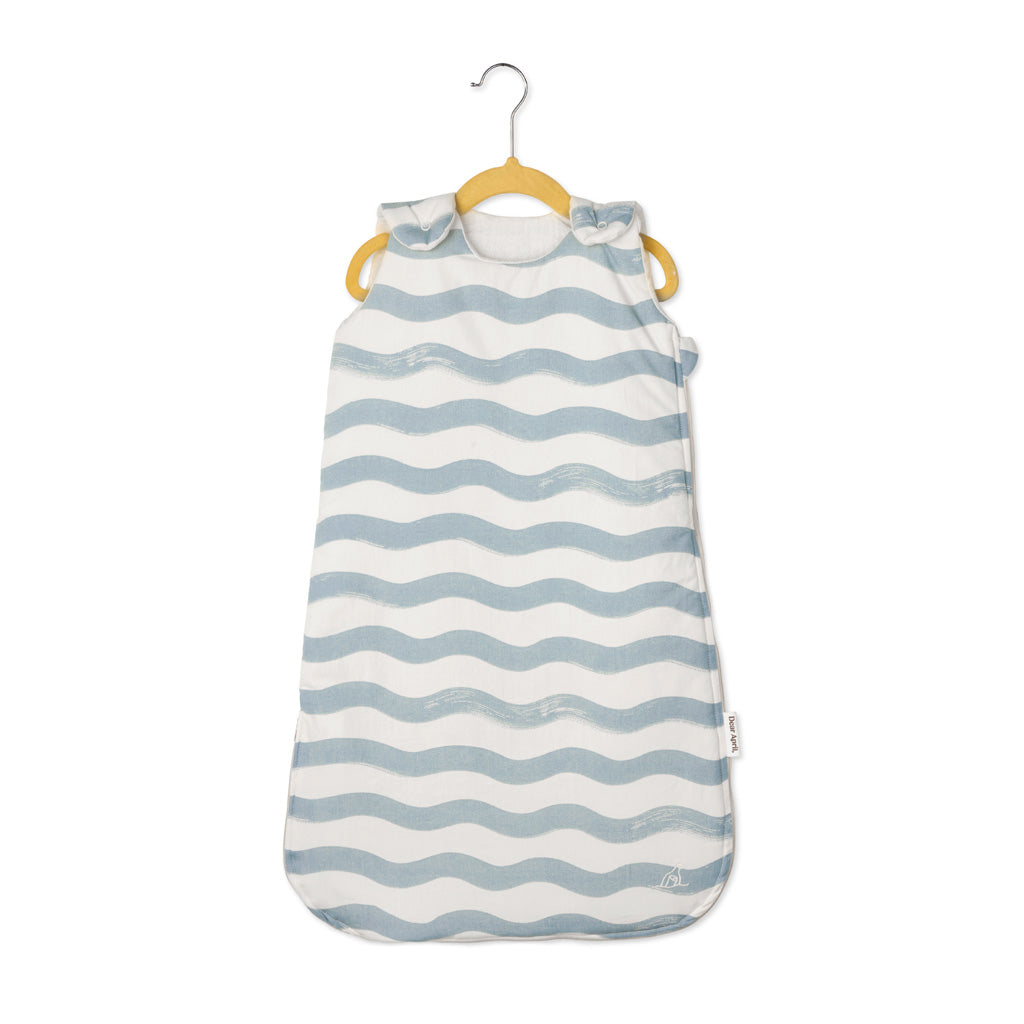 Dear April - Winterchlafsack 0-6 Monate aus 100 % Biobaumwolle Waves