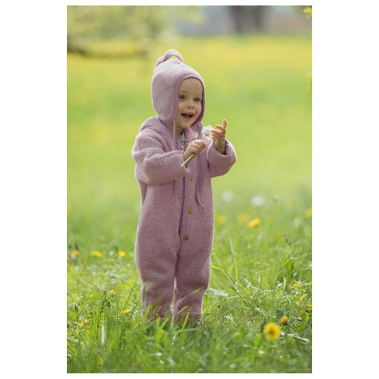 Engel Natur Wolloverall aus 100 % Merinowolle in Grey  Melange