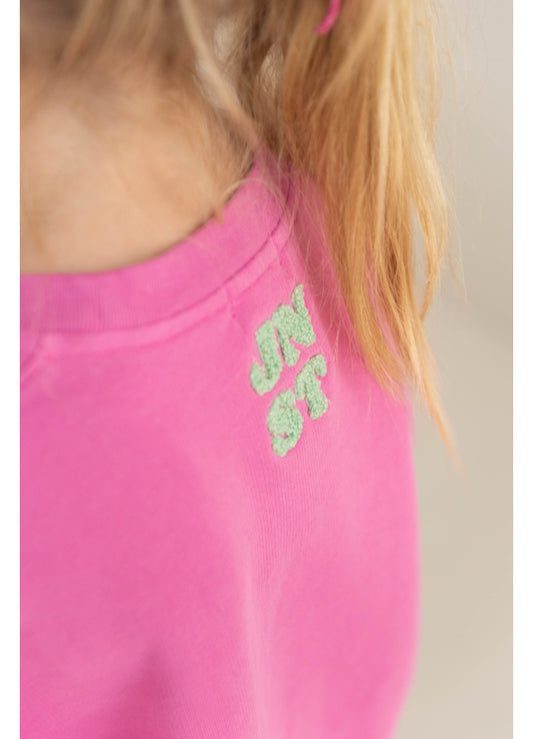 Jenest -Tammi Sweater in Fuchsia Pink