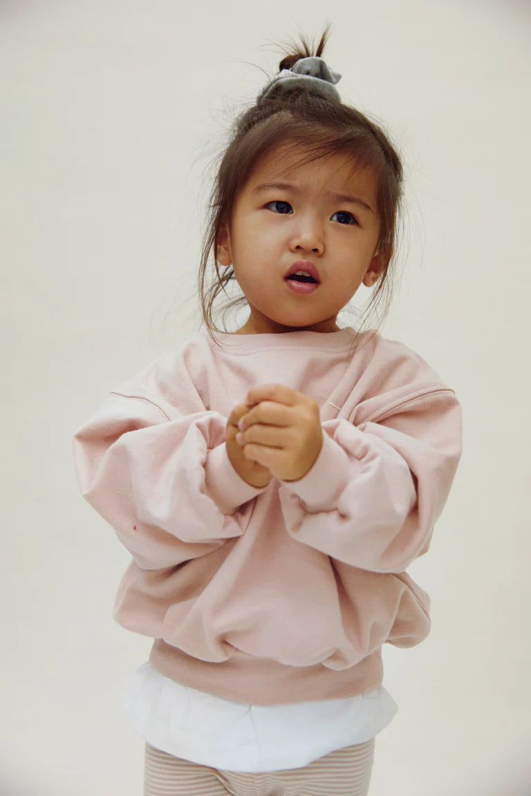 Gray Label - Dropped Shoulder Sweater in Faded Pink