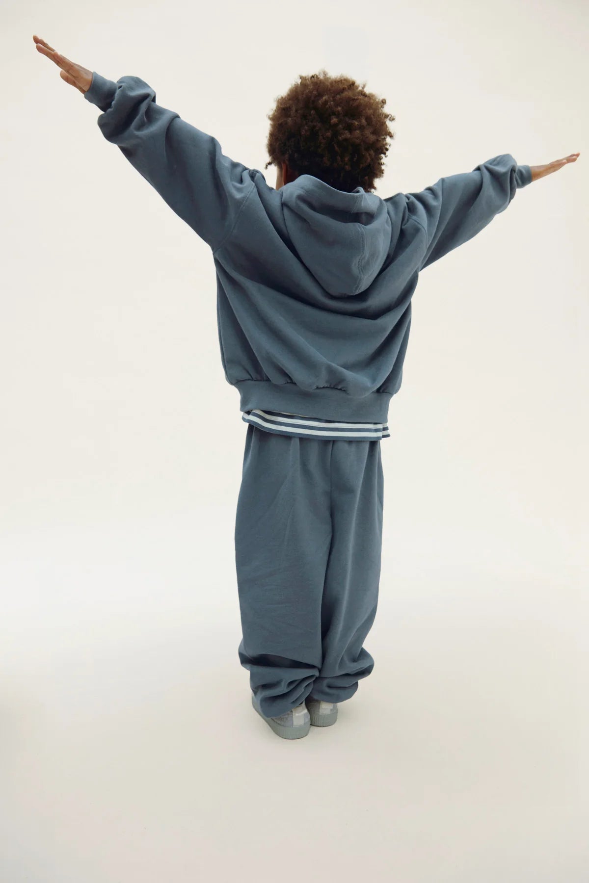 Gray Label -Sweatpants in Blugrey 100 % Biobaumwolle