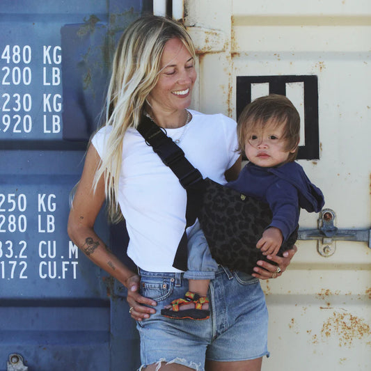 Wildride - Kindertrage Toddler Carrier in Leo grau  NEU