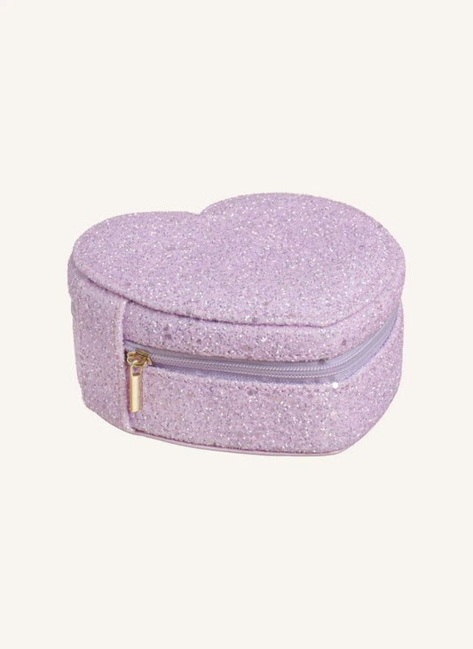 Rockahula - Schmuckschatulle  als Herz mit Glitzer in Rosa