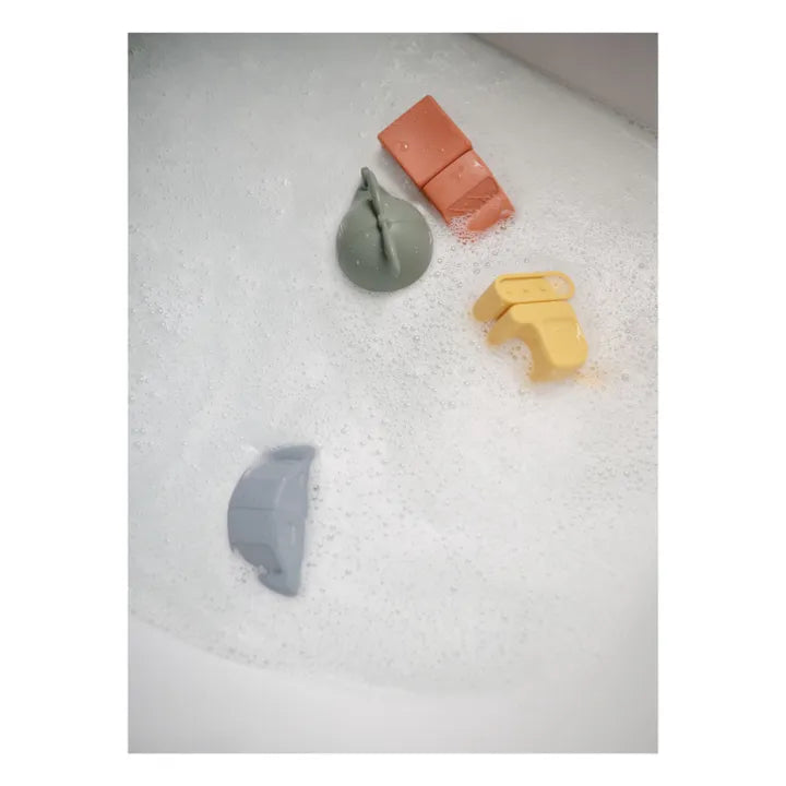 Mushie - Badespielset aus SILIKON Autos & Bagger