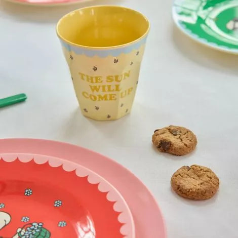 Rice - Snoopy Becher "the Sun will come you"  in Butteryellow