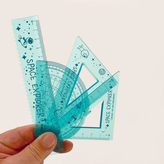 Legami - Linealset Schulset in Blau Weltall