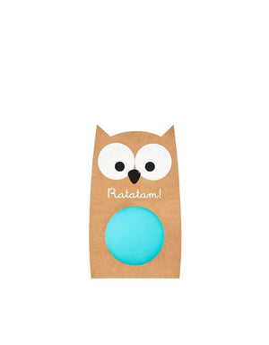 Ratatam - Owl Bouncy Ball 5,7 cm I Neon Pink