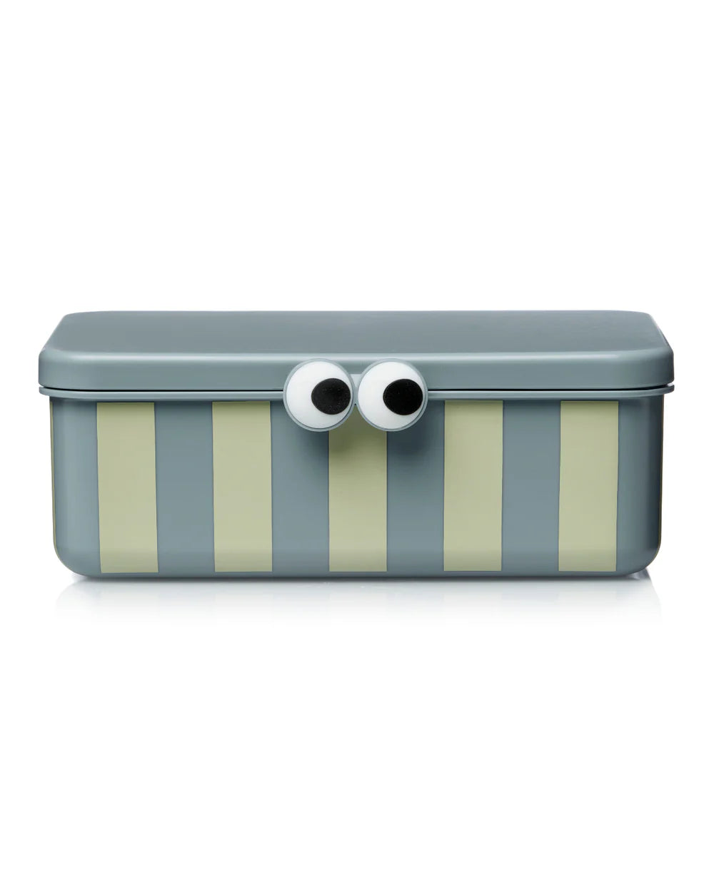 NOUI NOUI - Kinder Lunchbox mit 3  EInsätzen  in Blau gestreift