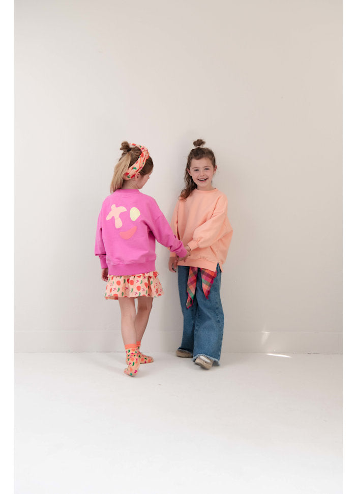 Jenest - Happy Bird Sweater in Fuchsia Pink