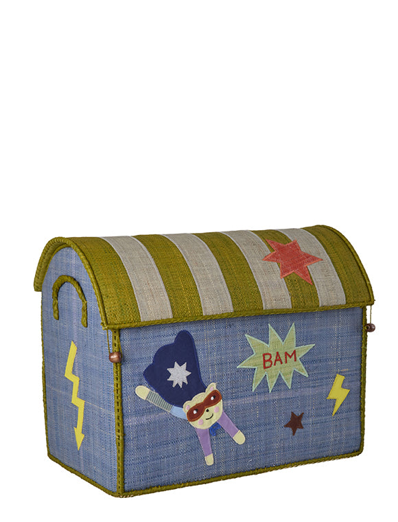 Rice - Aufbewahrungskisten Super Hero Blau