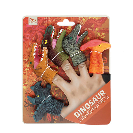 Rex London - Fingerpuppen Dinos im 5er Set