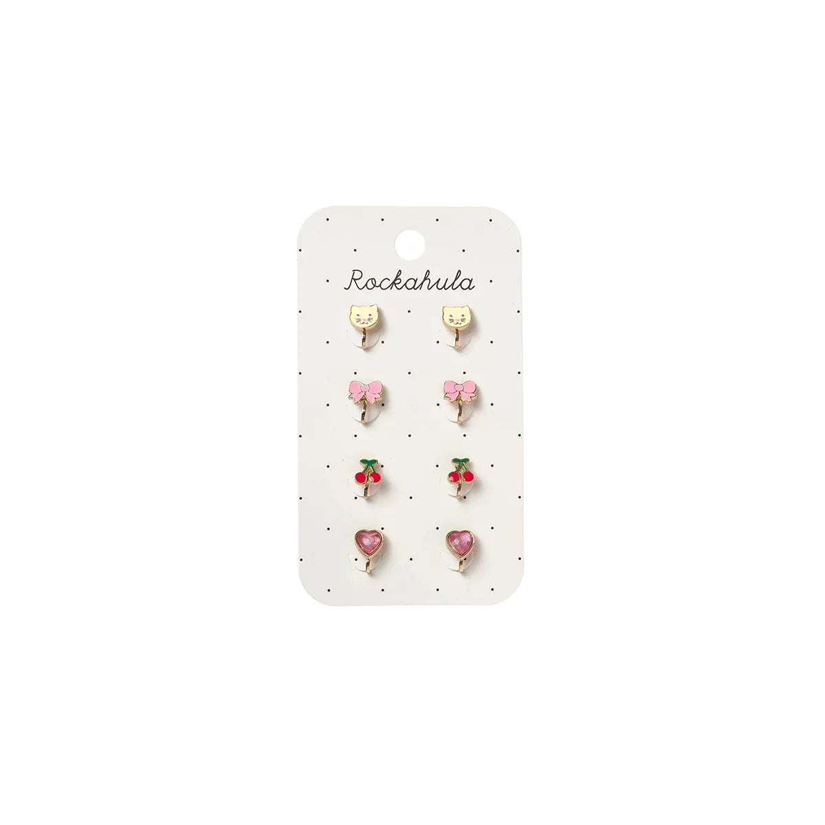 Rockahula - Clip On Ohrstecker 4er Set Cute Kitten