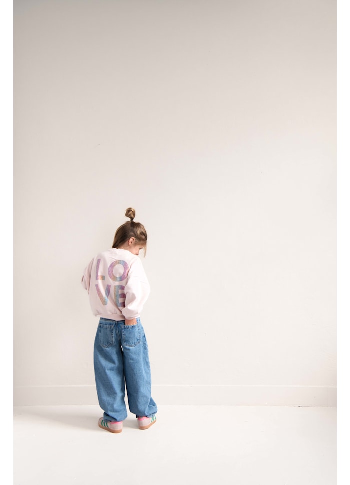 Jenest - Maxi Sweater Blossom in Rose