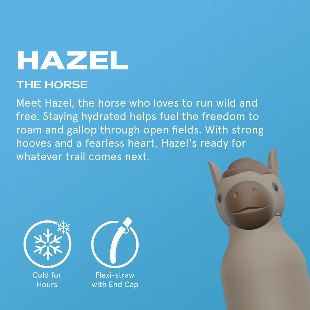 Asobu - Bestie isolierte Trinkflasche Pferd