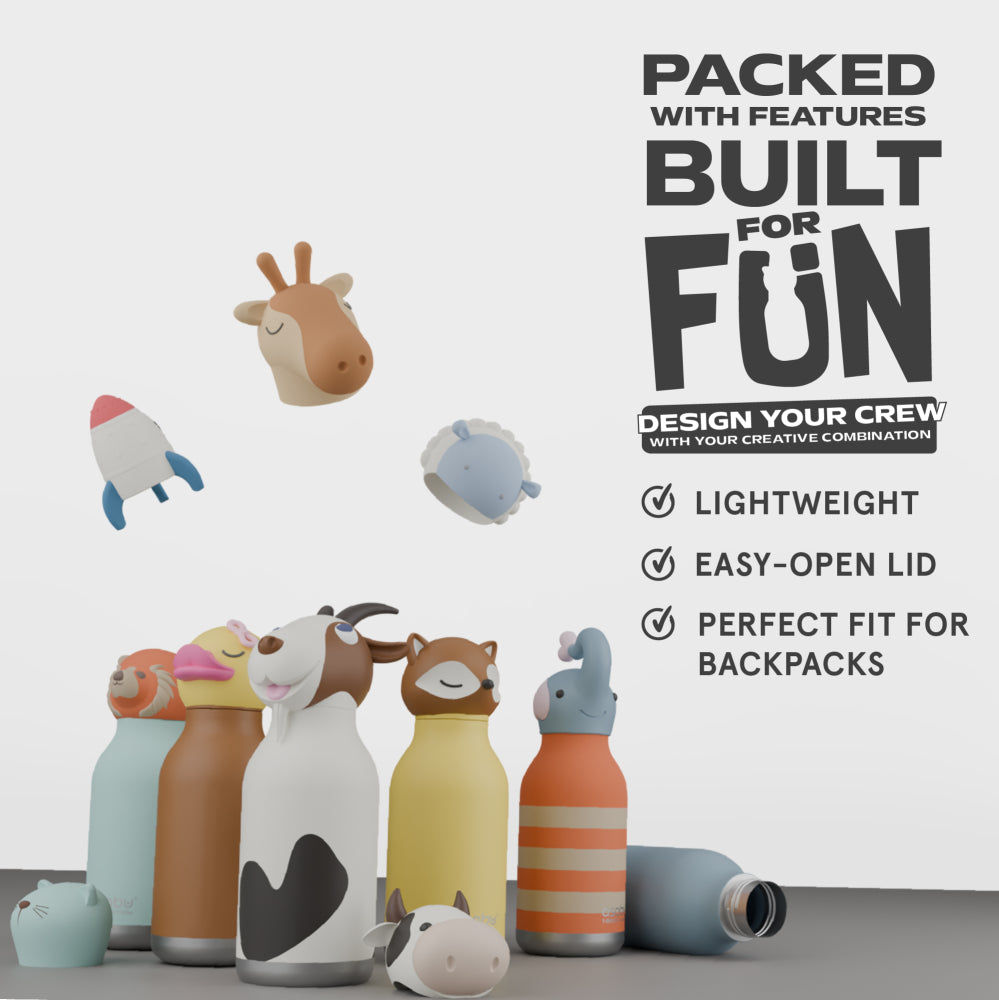 Asobu - Bestie isolierte Trinkflasche Bär