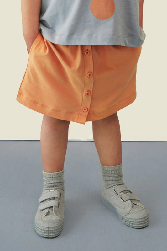 Gray Label - Rock mit Knöpfen in Melonengelb