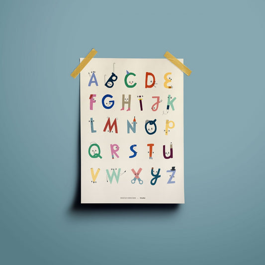 Tinyday  ABC Poster Alphabet