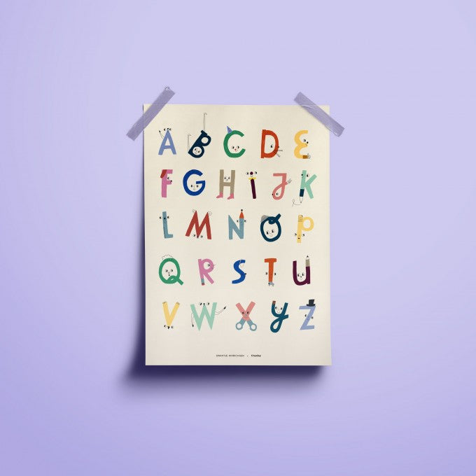 Tinyday  ABC Poster Alphabet