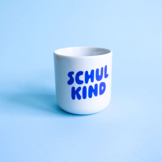 Tinyday - Schulkind Becher Porzellan in Blau