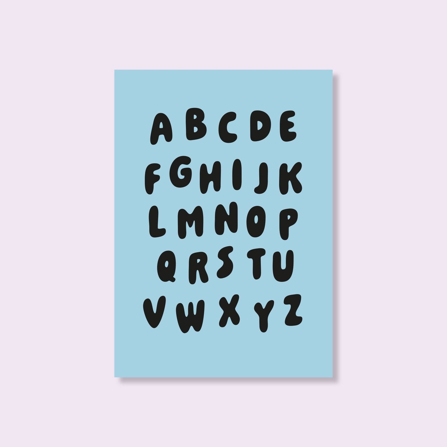 Tinyday - Schulkarte ABC in Hellblau
