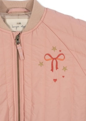 Konges Sløjd - Juno Bomber Jacke Einhorn Glitzer in Rosa