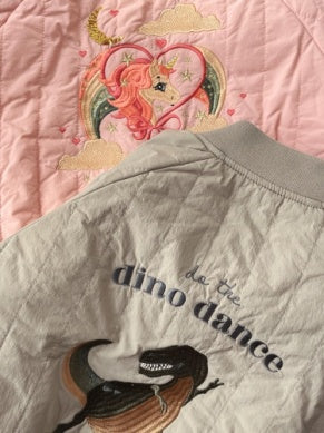 Konges Sløjd - Juno Bomber Jacke Einhorn Glitzer in Rosa