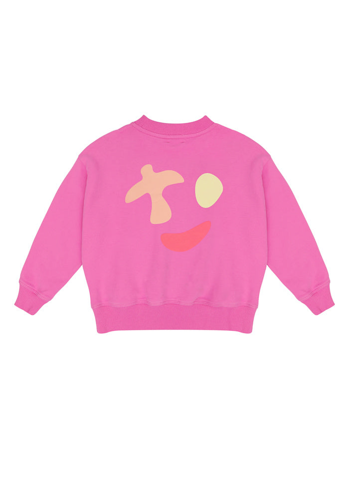 Jenest - Happy Bird Sweater in Fuchsia Pink