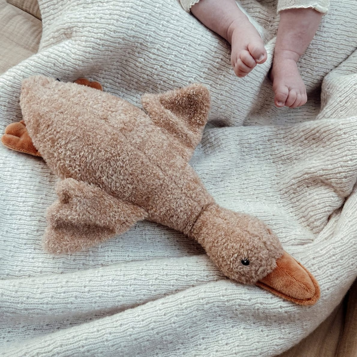 Flow Amsterdam - Heartbeat Comforter Gans in Beige