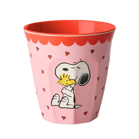 Rice - Snoopy Becher " You are so Sweet" in Rosa /rot