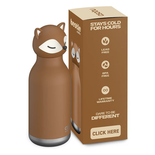Asobu - Bestie isolierte Trinkflasche Fuchs