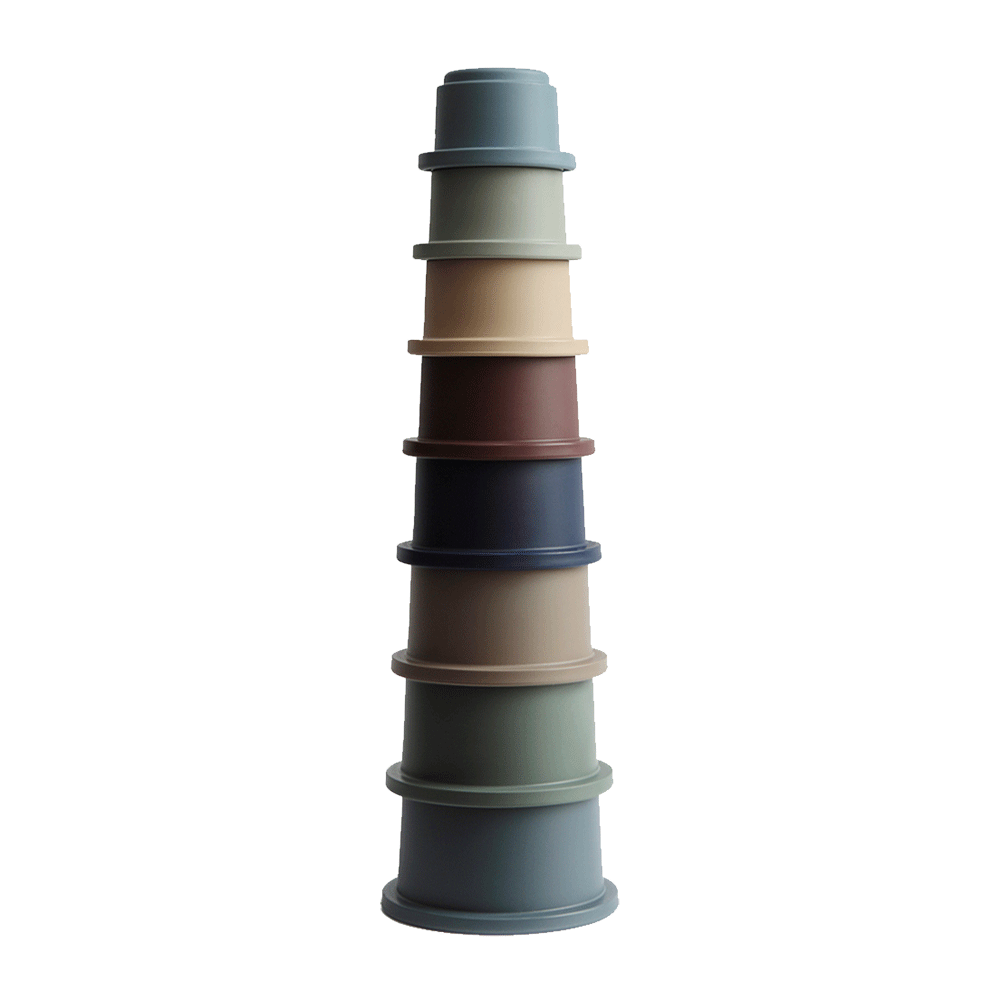 Mushie Stapelbecher - Stacking Cups Forest