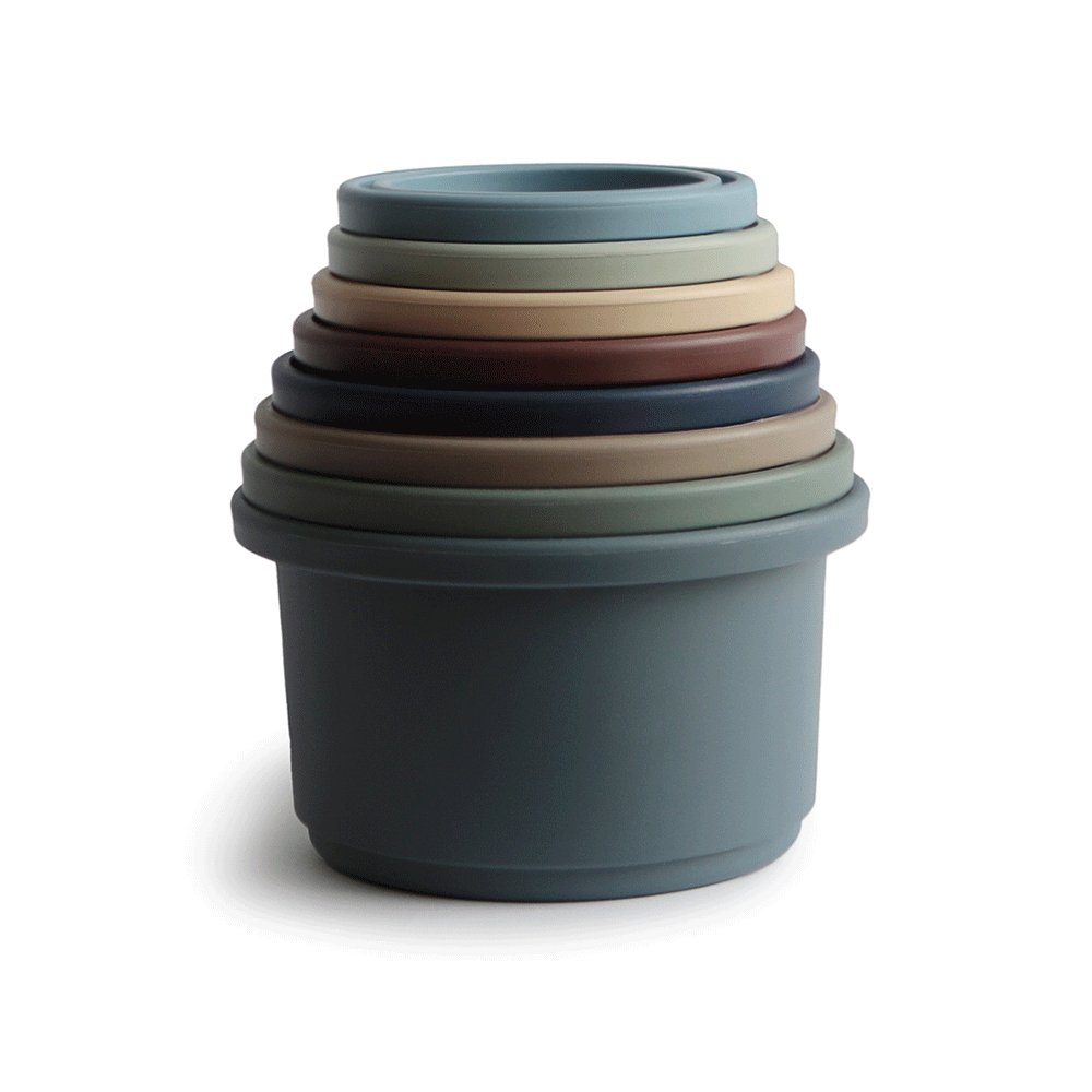 Mushie Stapelbecher - Stacking Cups Forest