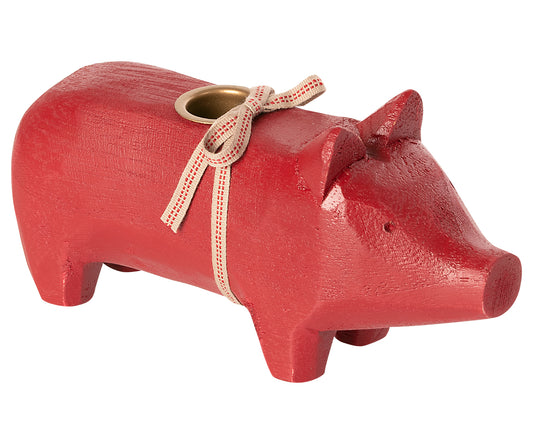 Maileg Schwein Holz in Medium in 3 Farben